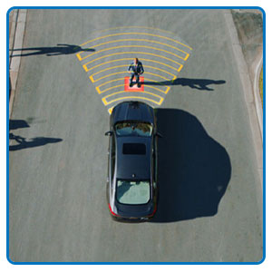رادار عابر پیاده خودرو (pedestrian radar) یکی از از مهم‌ترین کاربردهای رادار خودرو
